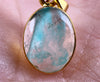 AJOITE Pendant - Oval - Rare 18k Gold AJOITE included Quartz Crystal Pendant from Messina, South Africa, 53940-Throwin Stones