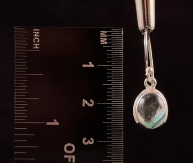 AJOITE in QUARTZ Crystal Earrings - Sterling Silver, Rare - Dangle Earrings, Fine Jewelry, Crystal Drop Earrings, 53682-Throwin Stones