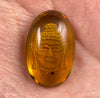 AMBER Crystal Buddha - Crystal Carving, Housewarming Gift, Home Decor, Healing Crystals and Stones, 52542-Throwin Stones