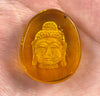 AMBER Crystal Buddha - Crystal Carving, Housewarming Gift, Home Decor, Healing Crystals and Stones, 52550-Throwin Stones
