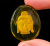 AMBER Crystal Buddha - Crystal Carving, Housewarming Gift, Home Decor, Healing Crystals and Stones, 52550-Throwin Stones