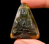 AMBER Crystal Kuan Yin - Crystal Carving, Housewarming Gift, Home Decor, Healing Crystals and Stones, 52694-Throwin Stones
