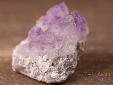 AMETHYST Raw Crystal - Birthstone, Unique Gift, Home Decor, Boho Decor, 40449-Throwin Stones