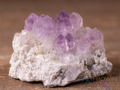 AMETHYST Raw Crystal - Birthstone, Unique Gift, Home Decor, Boho Decor, 40449-Throwin Stones