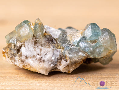 APATITE w MICA Raw Crystal Cluster - Housewarming Gift, Home Decor, Raw Crystals and Stones, 40659-Throwin Stones