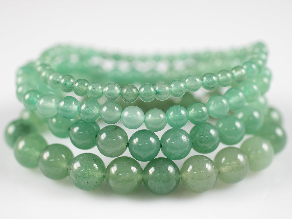 Green Indian Aventurine Bracelet Sterling Silver Jewellery 