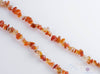 CARNELIAN Crystal Necklace - Chip Beads - Long Crystal Necklace, Beaded Necklace, Handmade Jewelry, E0780-Throwin Stones