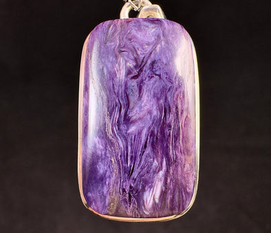 CHAROITE Crystal Pendant - Sterling Silver - Fine Jewelry, Healing Crystals and Stones, 53198-Throwin Stones