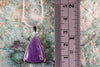 CHAROITE Crystal Pendant - Sterling Silver, Triangle - Handmade Jewelry, Healing Crystals and Stones, J1642-Throwin Stones