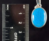 CHRYSOCOLLA Crystal Pendant - Gem Silica, Blue Chalcedony, Sterling Silver, Oval - Fine Jewelry, Healing Crystals and Stones, 54186-Throwin Stones