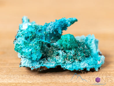 CHRYSOCOLLA Pseudomorph after AZURITE, MALACHITE Raw Crystal - Housewarming Gift, Home Decor, Raw Crystals and Stones, 40631-Throwin Stones