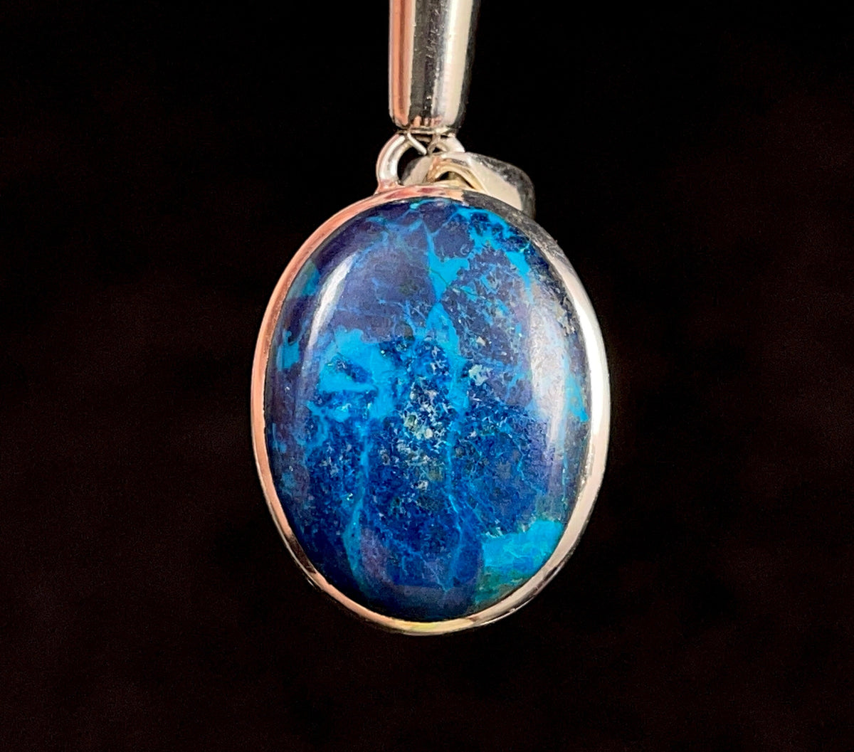 Shattuckite Pendant - Shattuckite Necklace - Shattuckite Sterling Silver Pendant - Shattuckite Silver Jewelry cheapest Healing pendant Shattuckite