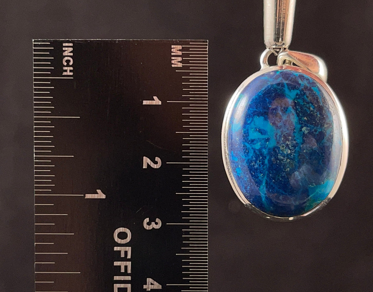 Shattuckite Pendant - Shattuckite Necklace - Shattuckite Sterling Silver Pendant - Shattuckite Silver Jewelry Healing pendant 2024 Shattuckite