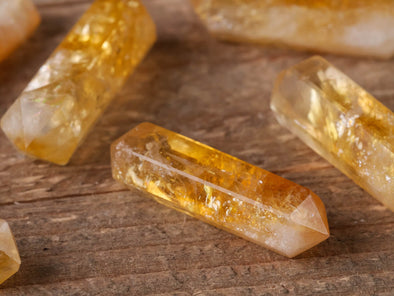 CITRINE Crystal Points - Mini - Jewelry Making, Healing Crystals and Stones, E1060-Throwin Stones