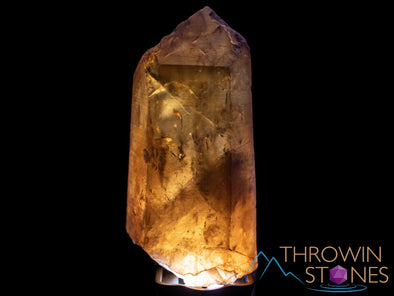 CITRINE Raw Crystal Point - Natural Citrine, Birthstone, Home Decor, Raw Crystals and Stones, 41152-Throwin Stones