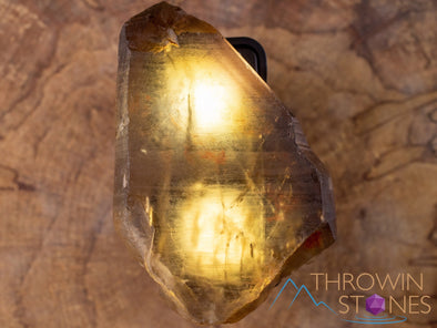 CITRINE Raw Crystal Point - Natural Citrine, Birthstone, Home Decor, Raw Crystals and Stones, 41185-Throwin Stones