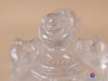 CLEAR HIMALAYAN QUARTZ Crystal Ganesha - Lord Ganesh Statue, Crystal Carving, Home Decor, Healing Crystals and Stones, 40685-Throwin Stones