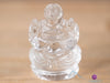 CLEAR HIMALAYAN QUARTZ Crystal Ganesha - Lord Ganesh Statue, Crystal Carving, Home Decor, Healing Crystals and Stones, 40691-Throwin Stones