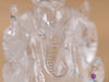 CLEAR HIMALAYAN QUARTZ Crystal Ganesha - Lord Ganesh Statue, Crystal Carving, Home Decor, Healing Crystals and Stones, 40693-Throwin Stones