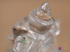 CLEAR HIMALAYAN QUARTZ Crystal Ganesha - Lord Ganesh Statue, Crystal Carving, Home Decor, Healing Crystals and Stones, 40696-Throwin Stones
