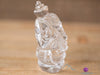 CLEAR HIMALAYAN QUARTZ Crystal Ganesha - Lord Ganesh Statue, Crystal Carving, Home Decor, Healing Crystals and Stones, 40705-Throwin Stones