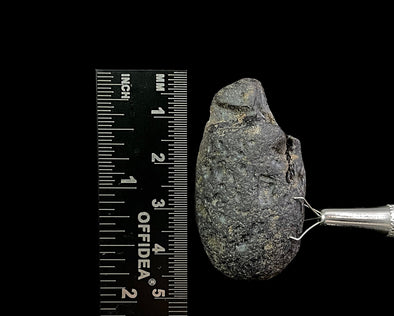 COLOMBIANITE Raw Crystal - Obsidian, Tektite, Gothic Home Decor, 45557-Throwin Stones