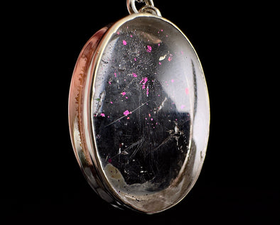 COVELLITE Pink Fire Quartz Crystal Pendant - Fine Jewelry, Healing Crystals and Stones, 54311-Throwin Stones