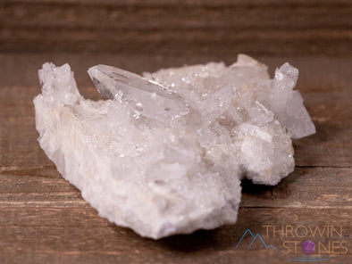 FADEN QUARTZ Raw Crystal Cluster - Housewarming Gift, Home Decor, Raw Crystals and Stones, 40462-Throwin Stones