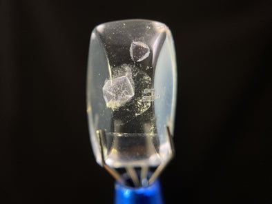 FLUORITE in Clear QUARTZ, Crystal Cabochon - Rare, Gemstones, Jewelry Making, Crystals, 47453-Throwin Stones