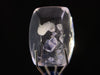 FLUORITE in Clear QUARTZ, Crystal Cabochon - Rare, Gemstones, Jewelry Making, Crystals, 47469-Throwin Stones