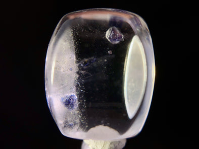 FLUORITE in Clear QUARTZ, Crystal Cabochon - Rare, Gemstones, Jewelry Making, Crystals, 47491-Throwin Stones