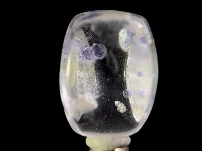 FLUORITE in Clear QUARTZ, Crystal Cabochon - Rare, Gemstones, Jewelry Making, Crystals, 47500-Throwin Stones