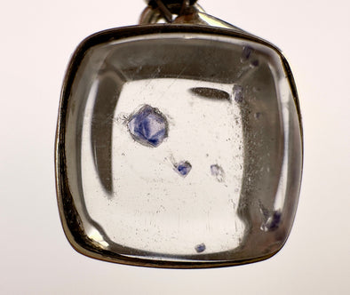 FLUORITE in QUARTZ Crystal Pendant - Sterling Silver - Fine Jewelry, Healing Crystals and Stones, 53195-Throwin Stones