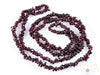 GARNET Crystal Necklace - Chip Beads, Long Crystal Necklace, Birthstone Necklace, Handmade Jewelry, E0708-Throwin Stones