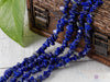 LAPIS LAZULI Crystal Necklace - Chip Beads - Long Crystal Necklace, Beaded Necklace, Handmade Jewelry, E0822-Throwin Stones