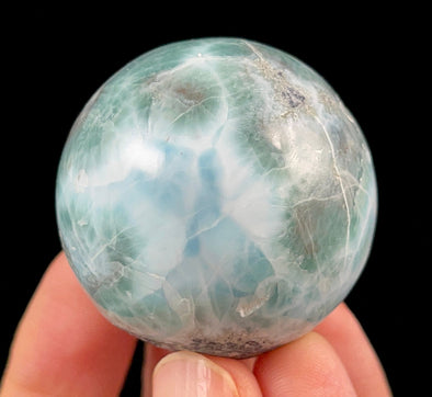 LARIMAR Crystal Sphere - Crystal Ball, Housewarming Gift, Home Decor, 52407-Throwin Stones