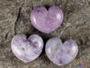 LEPIDOLITE and FELDSPAR Crystal Heart - Thick - Self Care, Mom Gift, Home Decor, Healing Crystals and Stones, E2113-Throwin Stones