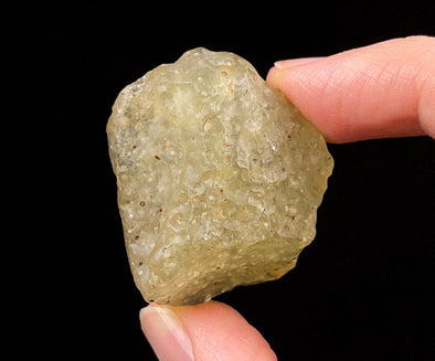 LIBYAN DESERT GLASS, Raw Crystal - Rare, B Grade - Raw Rocks and Minerals, Unique Gift, Home Decor, 52171-Throwin Stones