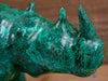 MALACHITE Crystal Rhino - Crystal Carving, Housewarming Gift, Home Decor, Healing Crystals and Stones, 40327-Throwin Stones
