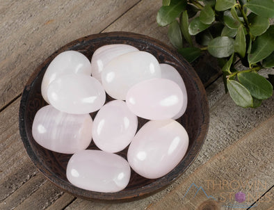 MANGANO CALCITE Tumbled Stones - Tumbled Crystals, Self Care, Healing Crystals and Stones, E1007-Throwin Stones