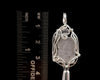METEORITE Pendant - Ancient Muonionalusta Meteor, Herkimer Diamond - Wire Wrapped Crystal Necklace, Handmade Jewelry, 51516-Throwin Stones