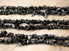 OBSIDIAN Crystal Necklace - Chip Beads - Long Crystal Necklace, Beaded Necklace, Handmade Jewelry, E1785-Throwin Stones