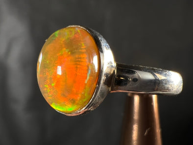 OPAL RING - Sterling Silver, Size 5.5 - Dainty Opal Ring, Opal Jewelry, Welo Opal, 51742-Throwin Stones