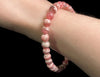 RHODOCHROSITE Crystal Bracelet - Rhodochrosite Jewelry, Beaded Bracelet, Handmade Jewelry, Healing Crystal Bracelet, 50811-Throwin Stones