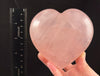 ROSE QUARTZ Crystal Heart - Crystal Carving, Housewarming Gift, Home Decor, Healing Crystals and Stones, 54692-Throwin Stones