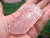Raw ROSE QUARTZ Crystal - Large Crystals, Metaphysical, Home Decor, Raw Crystals and Stones, E1446-Throwin Stones