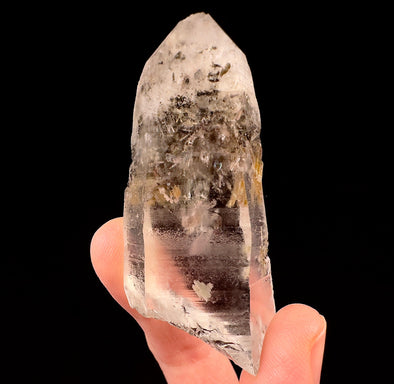Raw WITCHES FINGER LEMURIAN Quartz Crystal - Raw Rocks and Minerals, Home Decor, Unique Gift, 53239-Throwin Stones