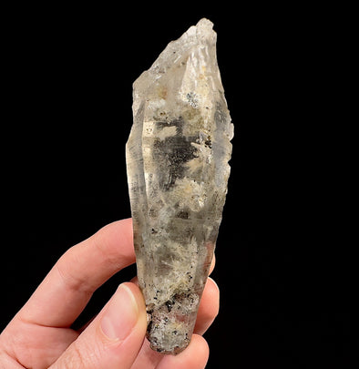 Raw WITCHES FINGER LEMURIAN Quartz Crystal - Raw Rocks and Minerals, Home Decor, Unique Gift, 53255-Throwin Stones