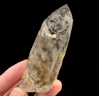 Raw WITCHES FINGER LEMURIAN Quartz Crystal - Raw Rocks and Minerals, Home Decor, Unique Gift, 53259-Throwin Stones