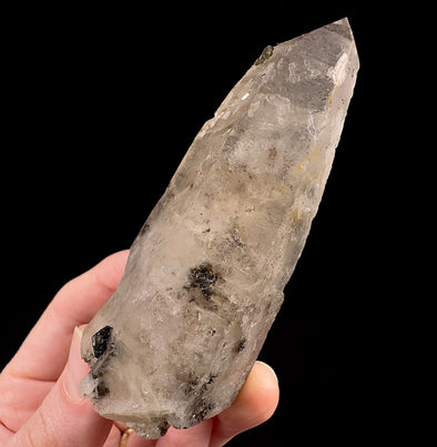 Raw WITCHES FINGER LEMURIAN Quartz Crystal - Raw Rocks and Minerals, Home Decor, Unique Gift, 53266-Throwin Stones